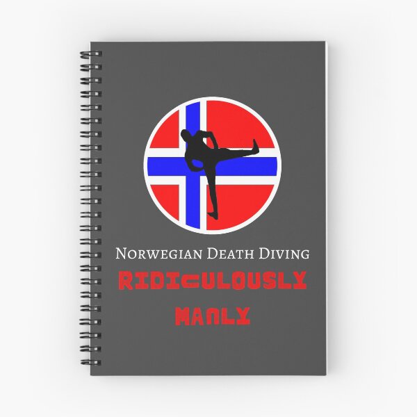 Item preview, Norwegian Death Diving - Ridiculously Manly designed and sold by CreateWhite.