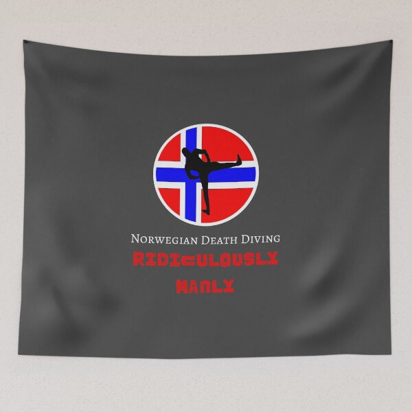 Item preview, Norwegian Death Diving - Ridiculously Manly designed and sold by CreateWhite.