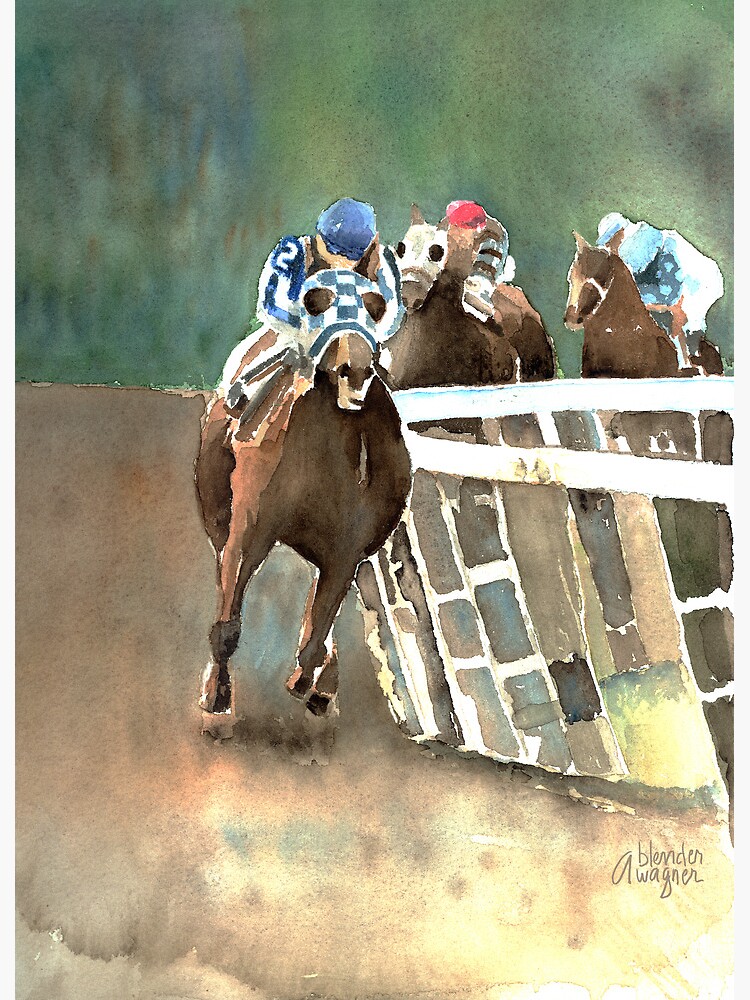 Disover Into The Stretch And Heading For Home-Secretariat Premium Matte Vertical Poster