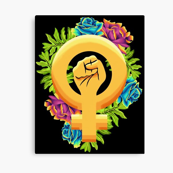Feminist Symbol Canvas Print