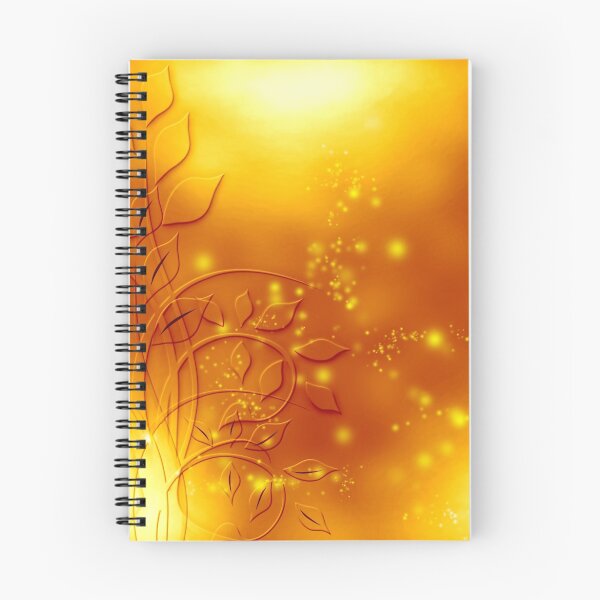 Item preview, abstract golden floral design designed and sold by Orderposter.