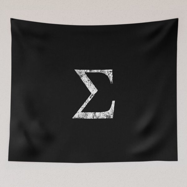 Item preview, Sigma Greek Letter Symbol Grunge Style designed and sold by Garaga.