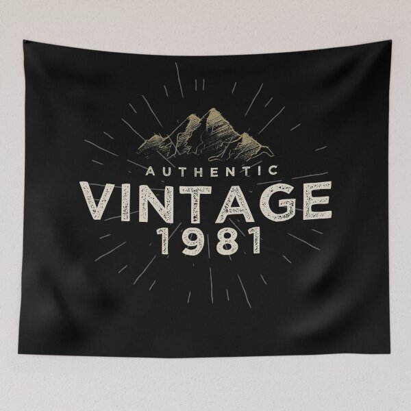 Item preview, Authentic Vintage 1981 Birthday Design designed and sold by danielliamgill.