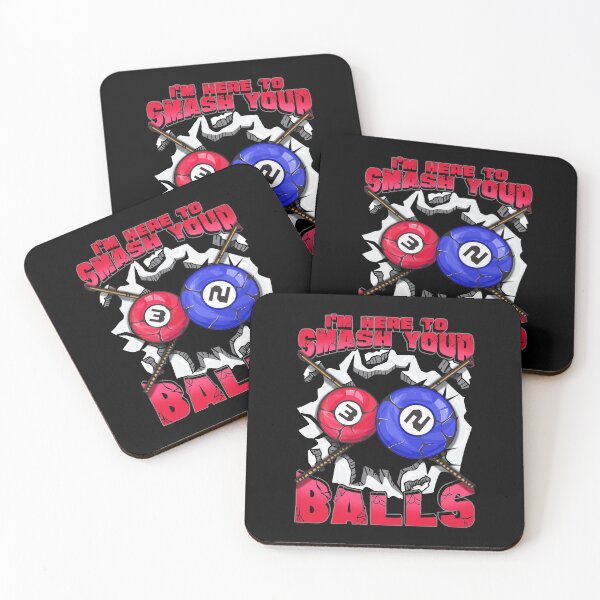 Item preview, I'm Here To Smash Your Balls Funny Billiards Pool designed and sold by perfectpresents.