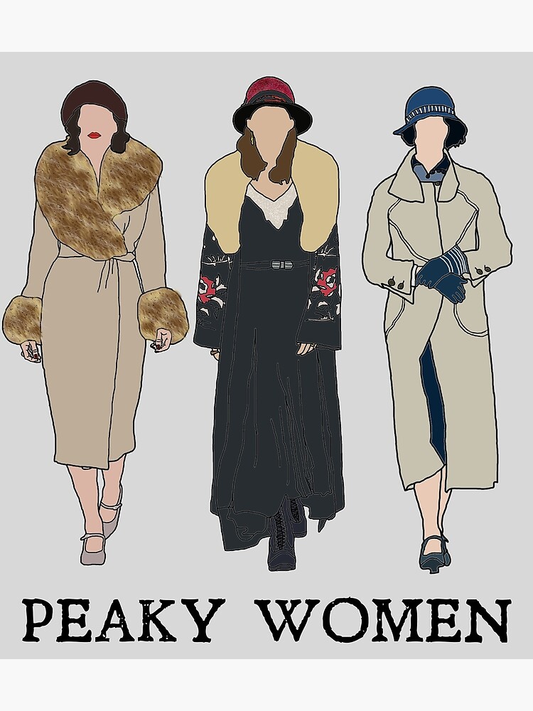 Peaky Women Peaky Blinders Art Print For Sale By Sci Fi Nerd Redbubble 