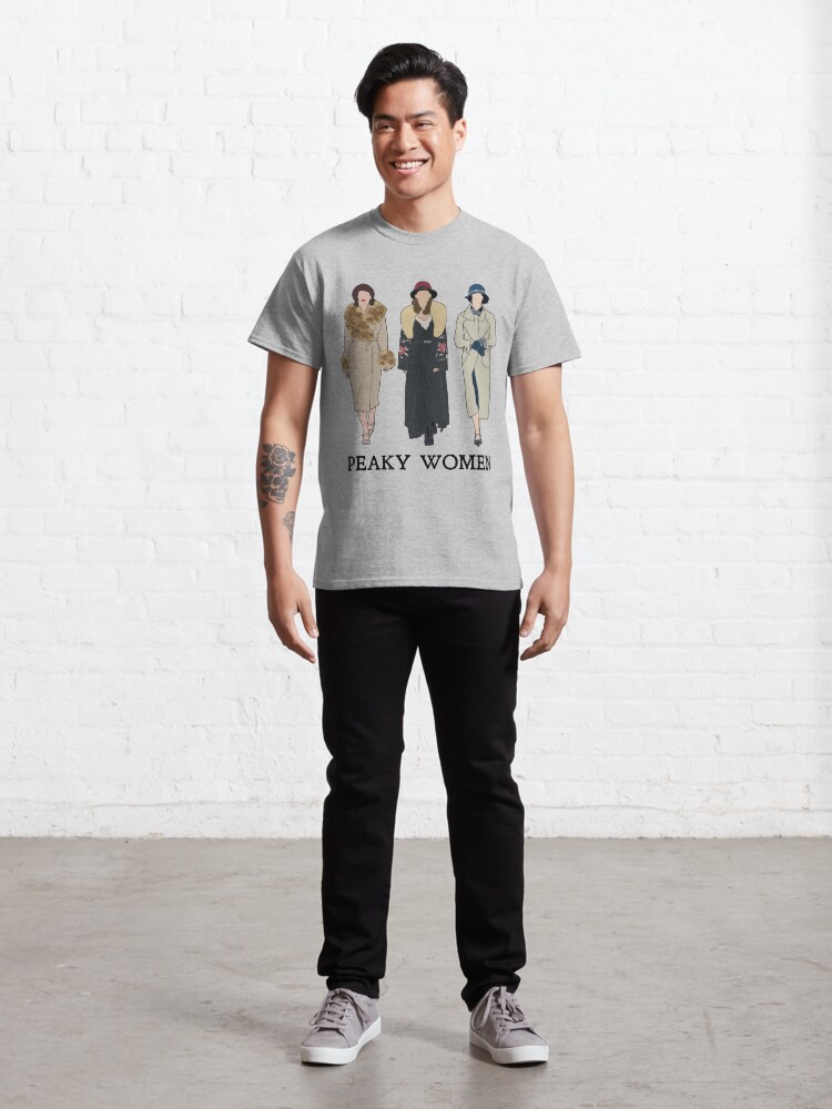 Alternate view of Peaky Women: Peaky Blinders Classic T-Shirt