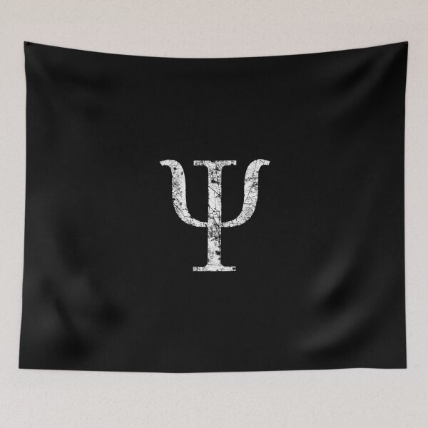 Item preview, Psi Greek Letter Symbol Grunge Style designed and sold by Garaga.