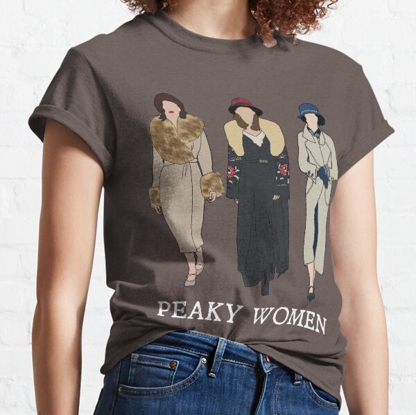 Peaky Women: Peaky Blinders (Blanco) Camiseta clásica