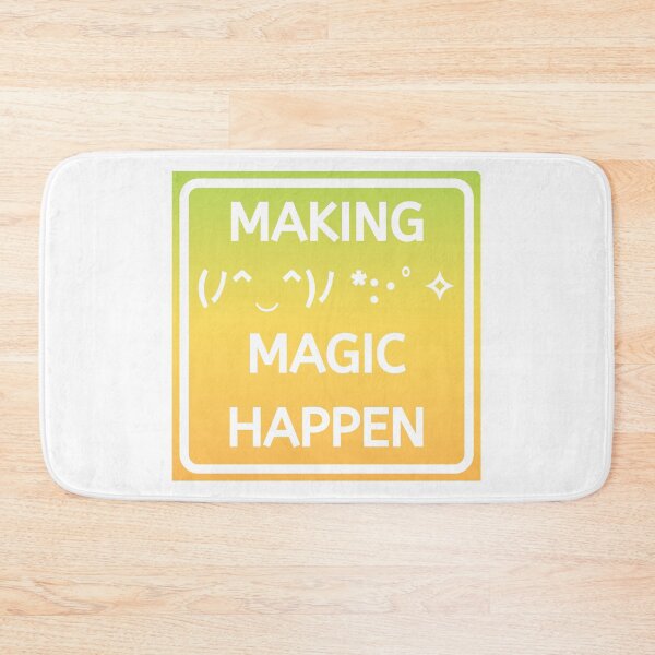 Item preview, Text Emoji Making Magic Happen Color designed and sold by SpiffyD.