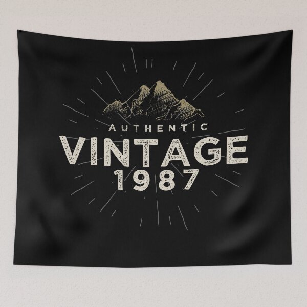Item preview, Authentic Vintage 1987 Birthday Design designed and sold by danielliamgill.