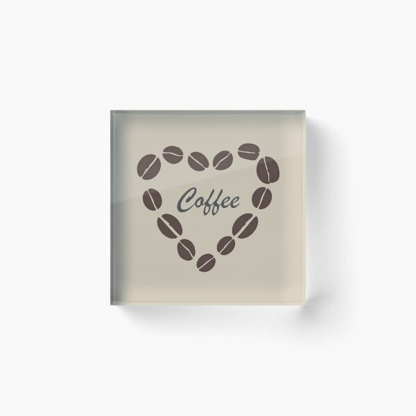 Item preview, Coffee Bean Heart  designed and sold by Hedgie Designs.