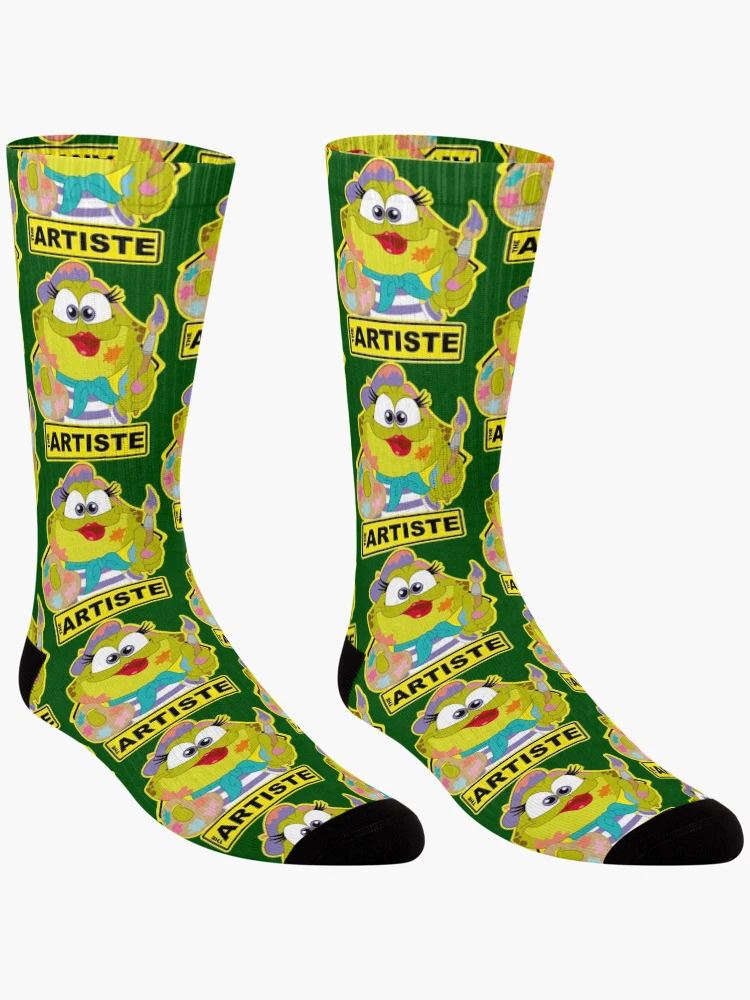 Thumbnail 3 of 5, Socks, Toad Rage! THE ARTISTE designed and sold by Dion Summergreene.