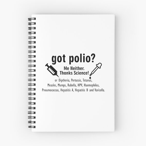 Item preview, Got Polio Me Neither Thanks Science funny gift for teacher designed and sold by hadleydesigns.