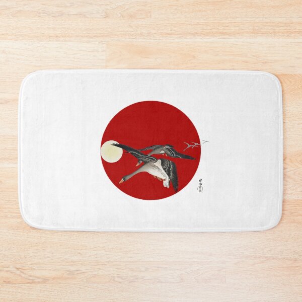 Item preview, Japanese Flag - Wild Geese Flying at Full Moon designed and sold by weavernap.