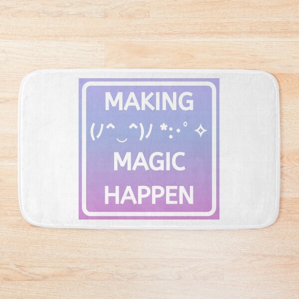 Item preview, Text Emoji Making Magic Happen Color designed and sold by SpiffyD.