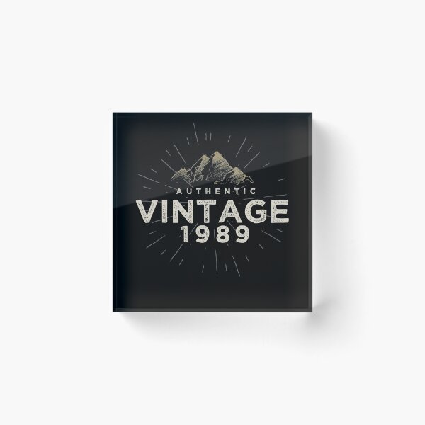 Item preview, Authentic Vintage 1989 Birthday Design designed and sold by danielliamgill.