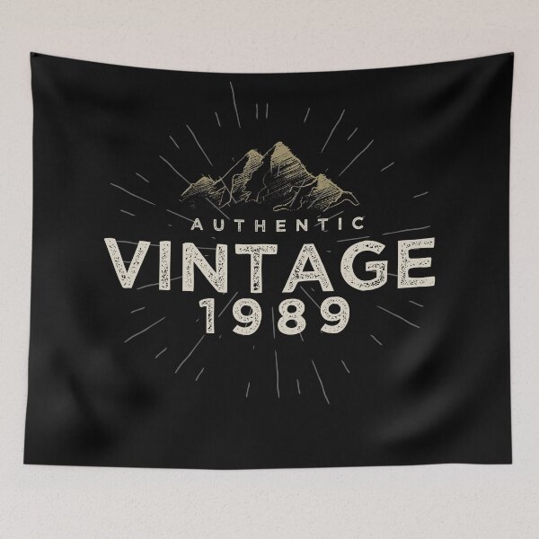 Item preview, Authentic Vintage 1989 Birthday Design designed and sold by danielliamgill.