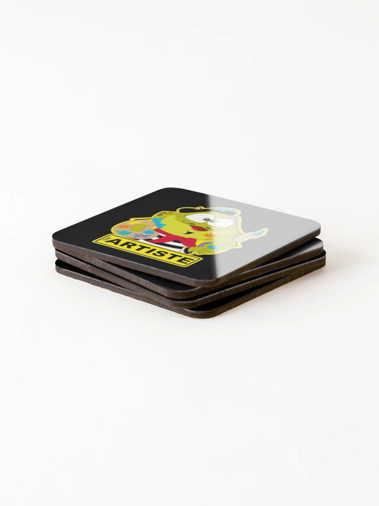 Thumbnail 4 of 5, Coasters (Set of 4), Toad Rage! THE ARTISTE GUY designed and sold by Dion  Summergreene.