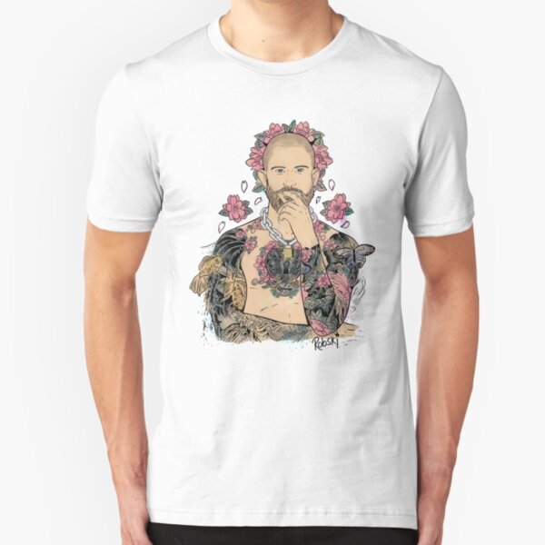 Scott Humpreys - fresco painting tattoo Slim Fit T-Shirt