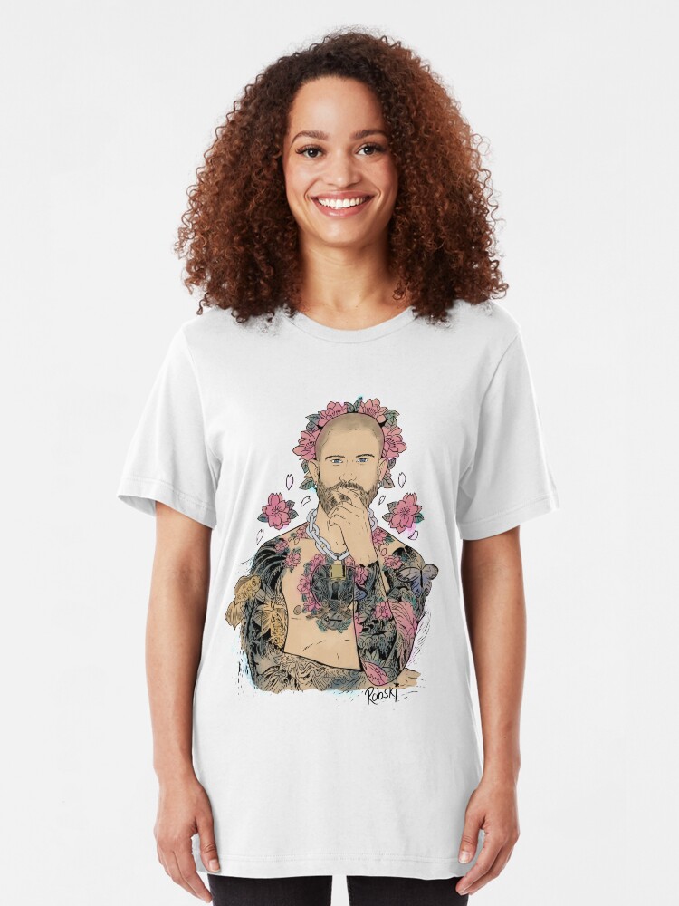Alternate view of Scott Humpreys - fresco painting tattoo Slim Fit T-Shirt