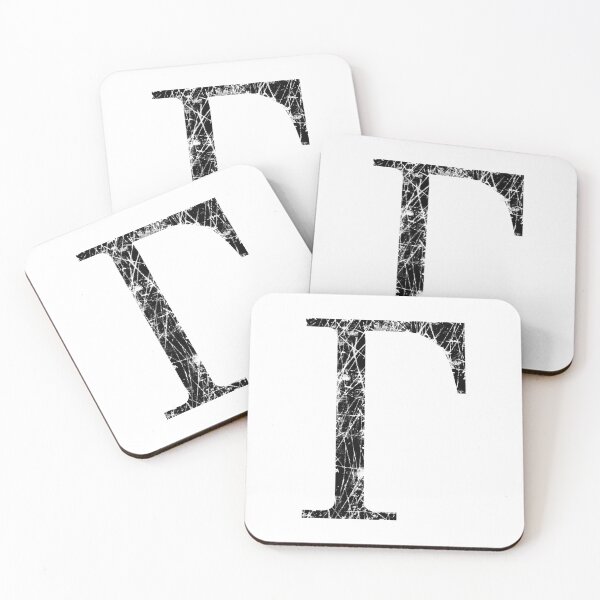 Item preview, Gamma Greek Letter Symbol Grunge Style designed and sold by Garaga.