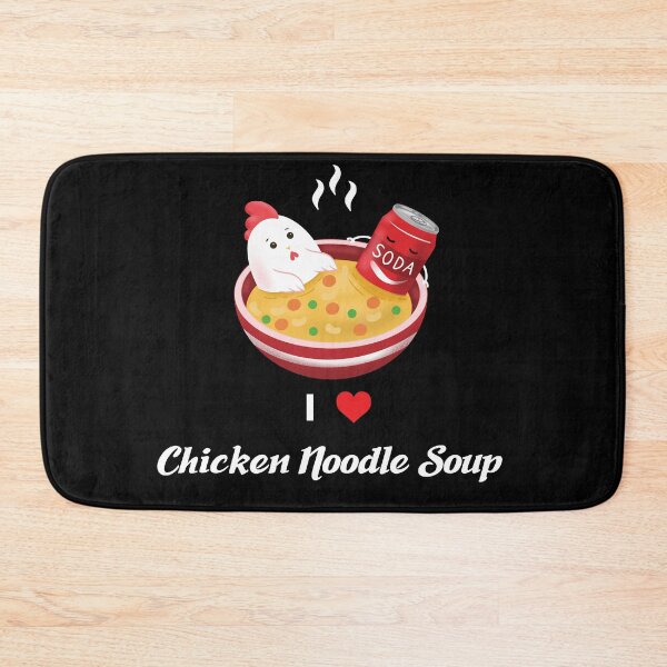 Item preview, I love Chicken noodle soup with a soda on the side designed and sold by Kate Hyunsu Cho.