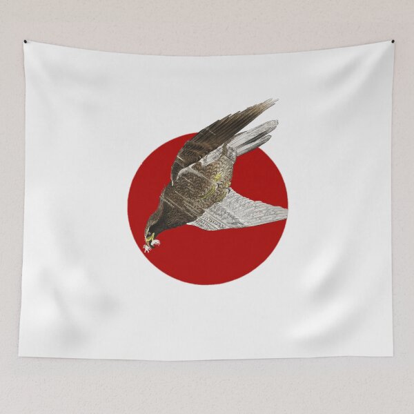 Item preview, Japanese Flag - Diving Eagle designed and sold by weavernap.