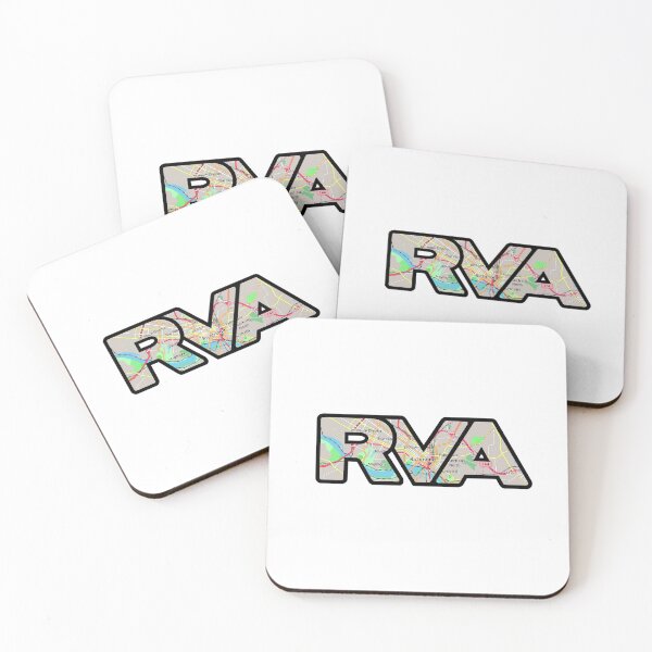 Item preview, RVA Map Logo in Color designed and sold by L.  E. Woodson.