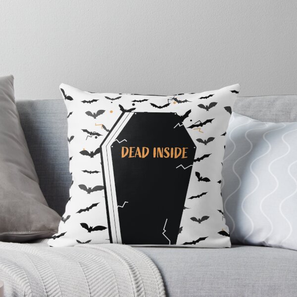 Item preview, Dead Inside With Flying Scary Bats - Halloween Party, Christmas and Birthday Gift Ideas designed and sold by ASClothDesign.