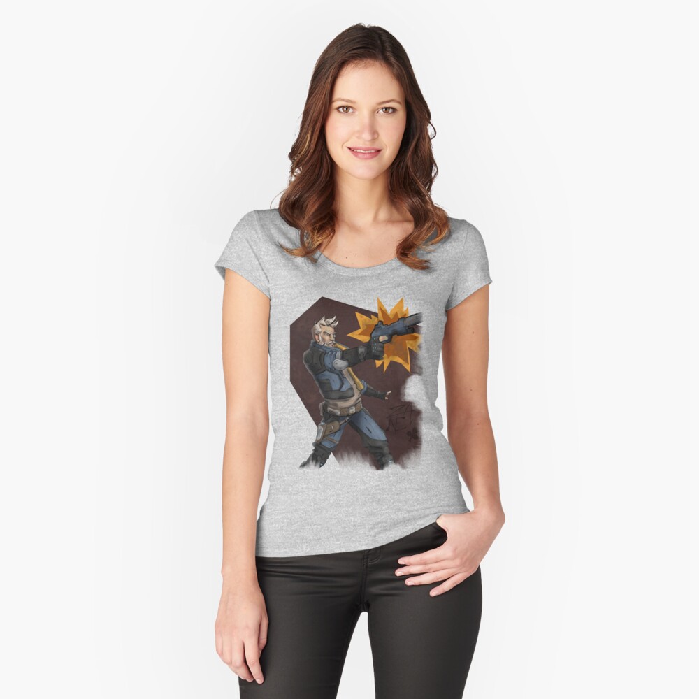Item preview, Fitted Scoop T-Shirt designed and sold by Akrisconcept.