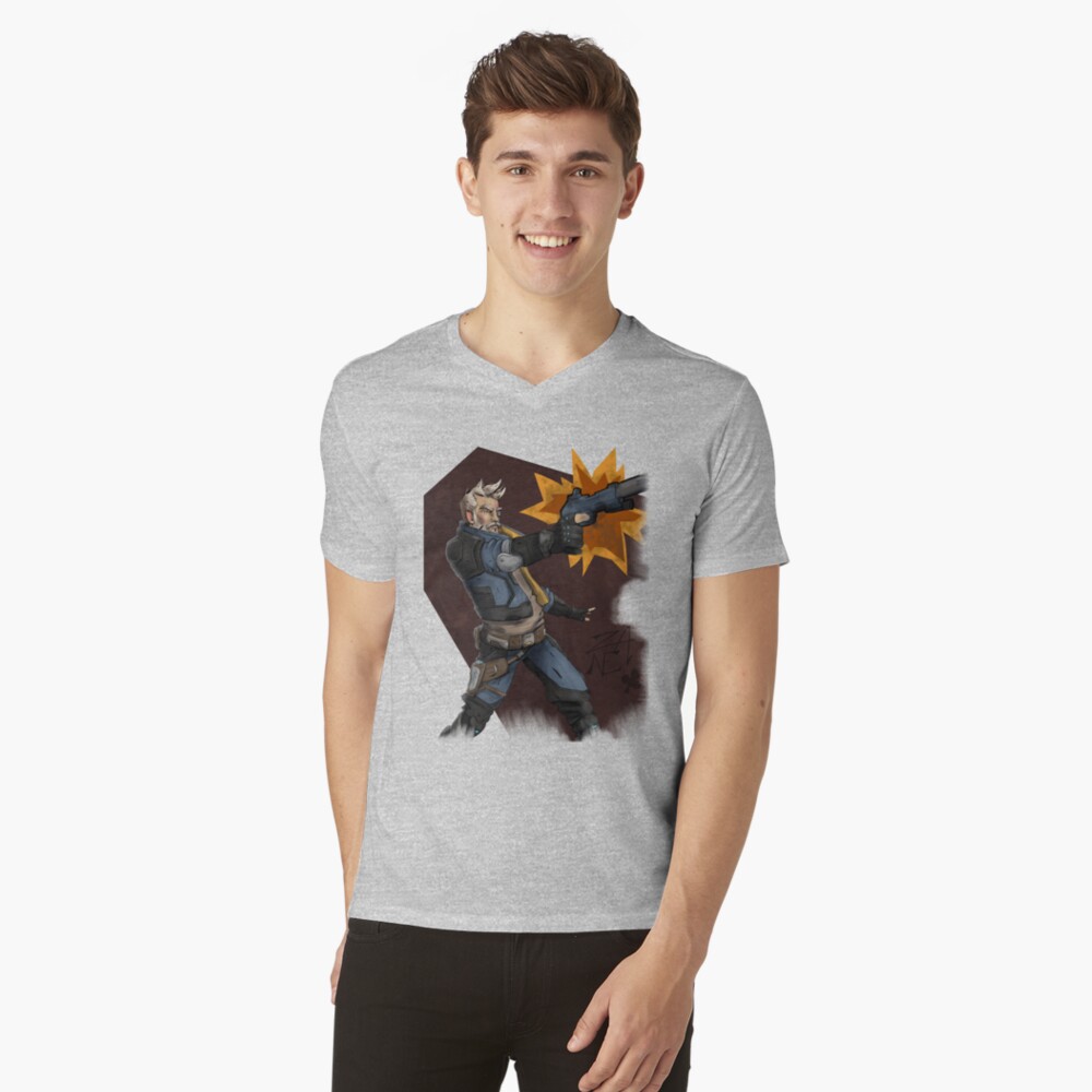 Item preview, V-Neck T-Shirt designed and sold by Akrisconcept.