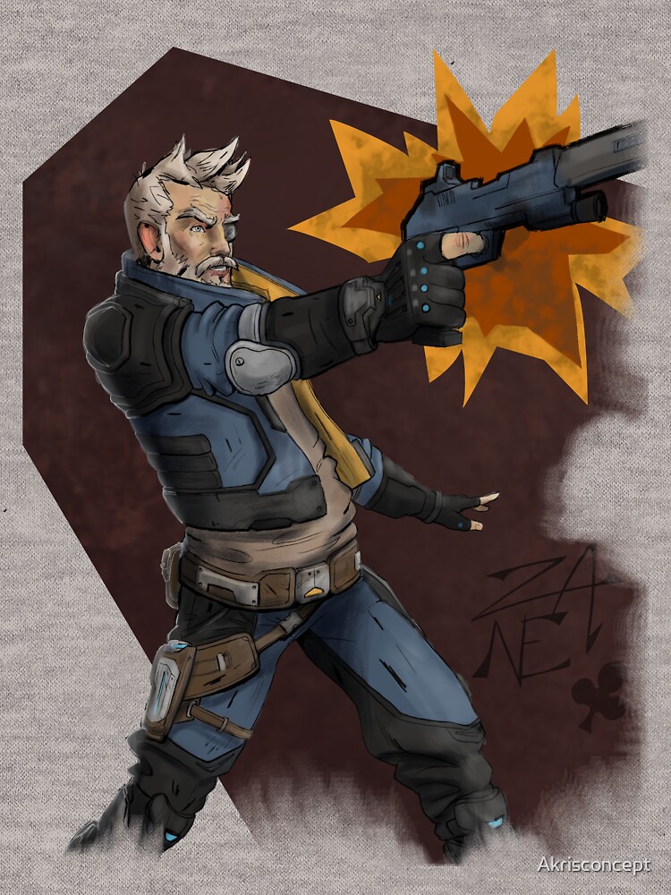 Thumbnail 7 of 7, Essential T-Shirt, Zane Flynt "The Operative" designed and sold by Akrisconcept.