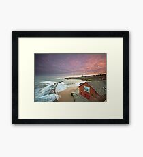 Cullercoats harbour Framed Print