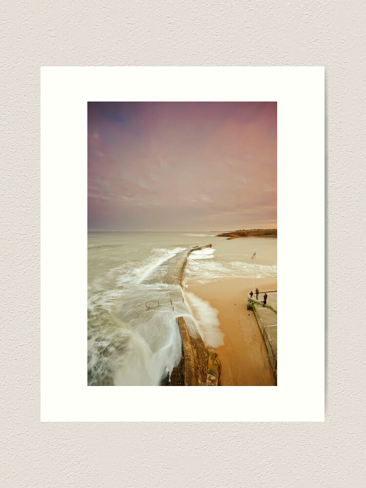 Alternate view of Avoiding the waves Art Print