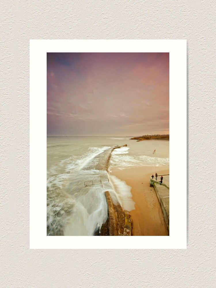 Alternate view of Avoiding the waves Art Print