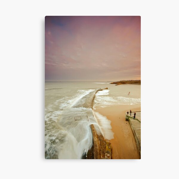 Avoiding the waves Canvas Print