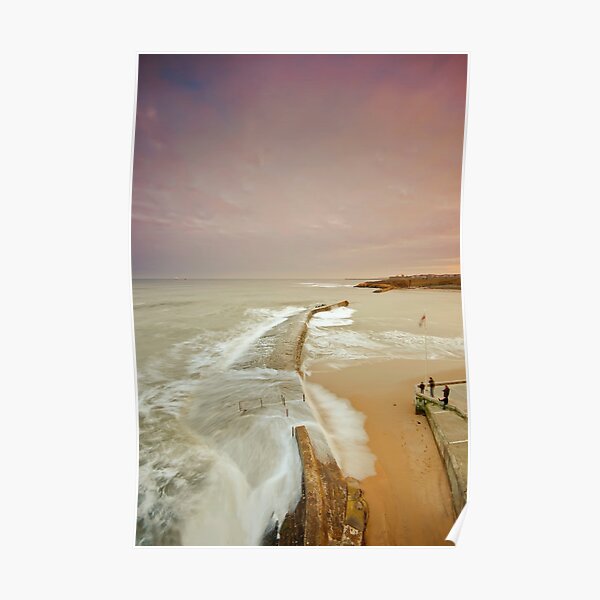 Avoiding the waves Poster