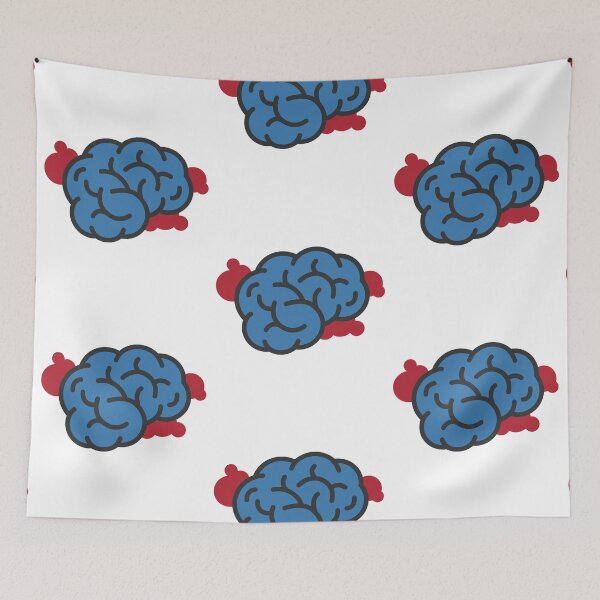 Item preview, Brain Pattern - Scary Halloween Party, Christmas and Birthday Gift Ideas designed and sold by ASClothDesign.