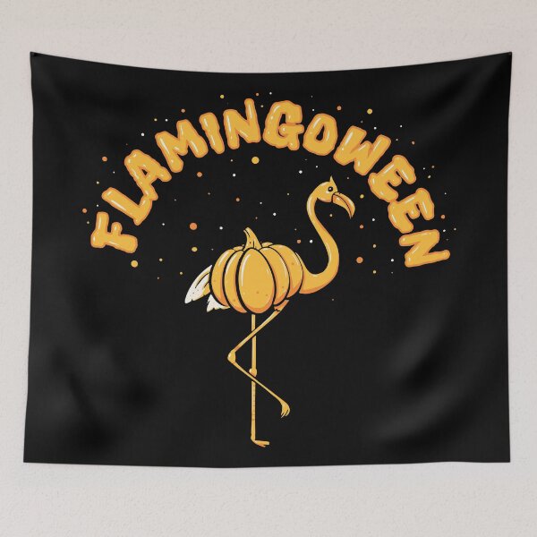 Item preview, Flamingoween - Halloween Pumkin Flamingo designed and sold by Sandra78.