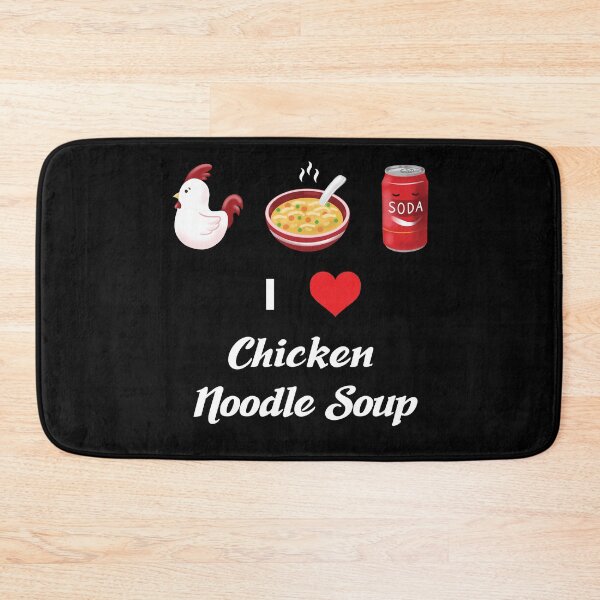 Item preview, I love Chicken noodle soup with a soda on the side designed and sold by Kate Hyunsu Cho.