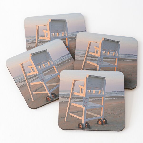 Item preview, Lifeguard Chair Ogunquit Beach at Sunrise Ogunquit Maine designed and sold by WayneOxfordPh.