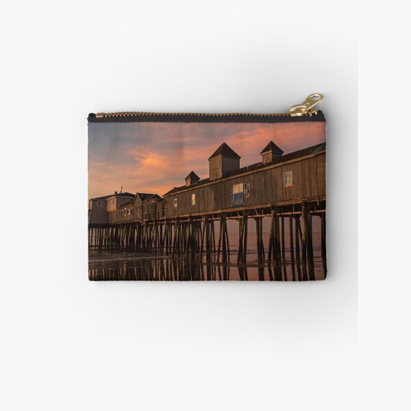Item preview, Sunrise on Old Orchard Beach Pier Maine designed and sold by WayneOxfordPh.