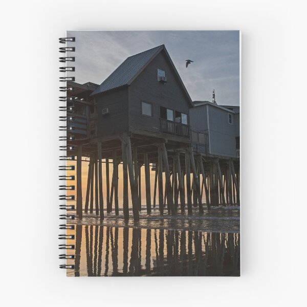 Item preview, Sunrise on Old Orchard Beach Maine at the Pier designed and sold by WayneOxfordPh.