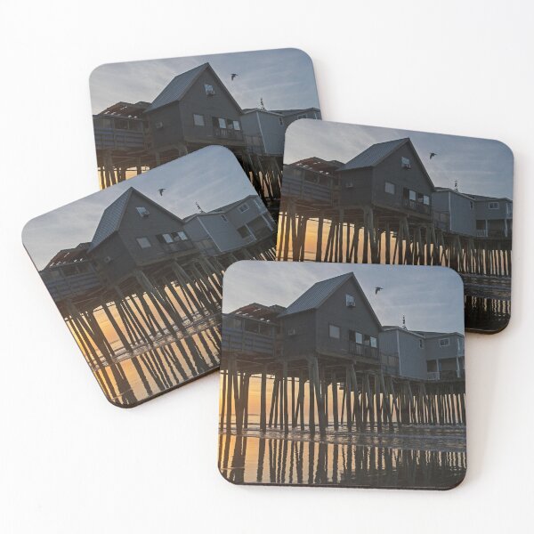 Item preview, Sunrise on Old Orchard Beach Maine at the Pier designed and sold by WayneOxfordPh.