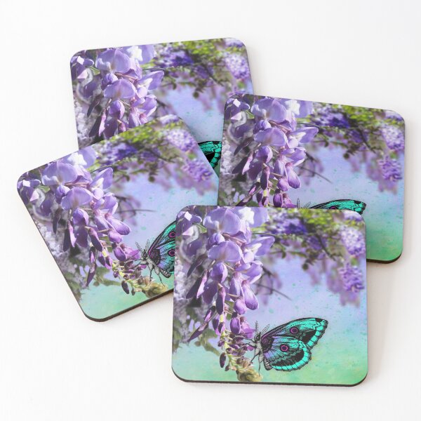 Item preview,  Butterfly on Wisteria designed and sold by MoragBates.