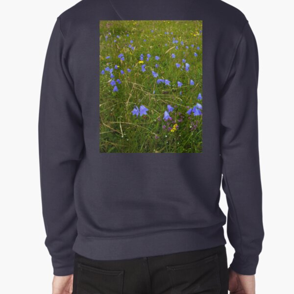 A sea of Harebells, Rossbeg, Co Donegal Pullover Sweatshirt