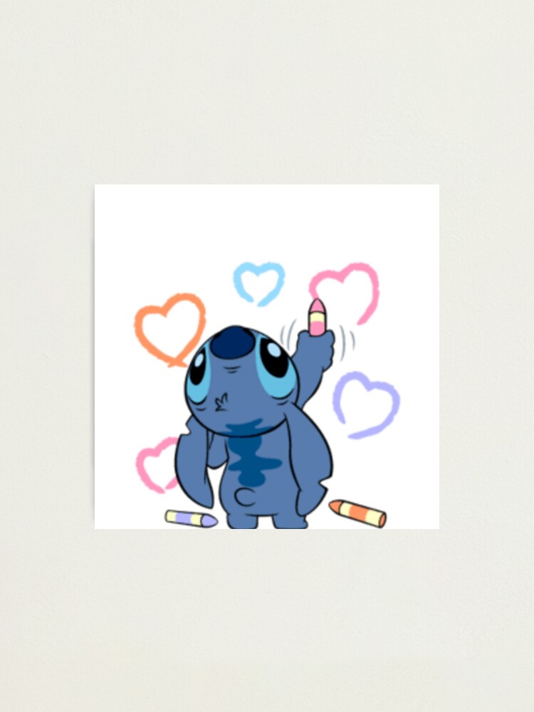 Stitch Love Photographic Print By Motherdaughter Redbubble