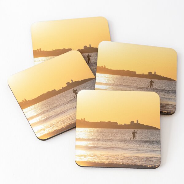 Item preview, Long Sands Beach Long Beach York Maine Paddling by the Nubble Lighthouse designed and sold by WayneOxfordPh.