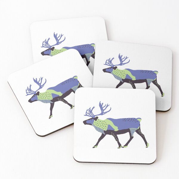 Reindeer Coasters (Set of 4)