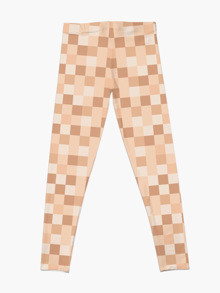 Alternate view of pixelated nudity censored light skin Leggings